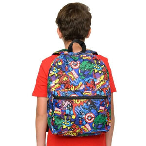MARVEL Avengers Backpack 16" Iron Man Spider-Man‎ Thor Captain America